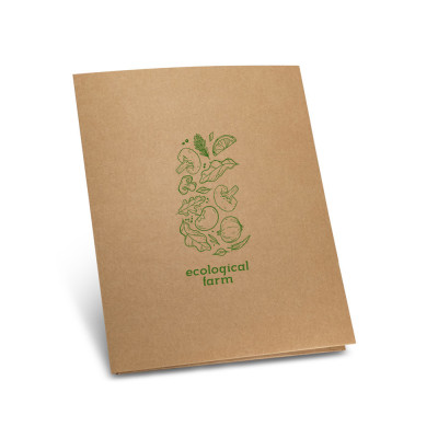 PUZO. A4 100 recicled paper document folder (400 g/m²)